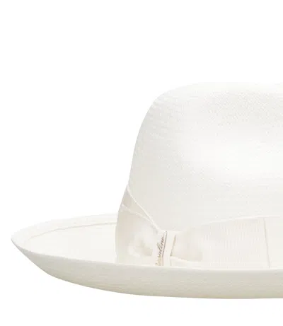Borsalino Hats In White