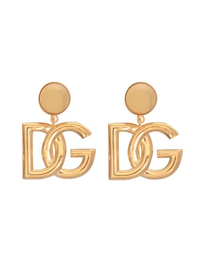 Dolce & Gabbana Clip-on Earrings With Dg Logo Dolce E Gabbana