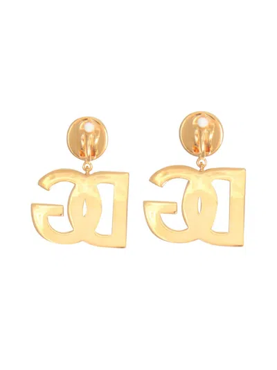 Dolce & Gabbana Clip-on Earrings With Dg Logo Dolce E Gabbana