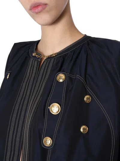 Givenchy Dress With Buttons In Blue