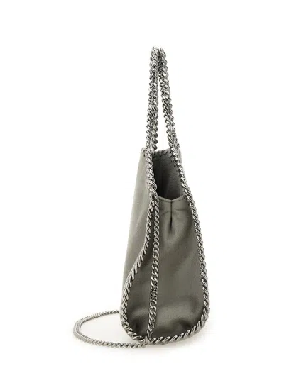 Stella Mccartney Women Falabella Mini Tote Bag In Gray