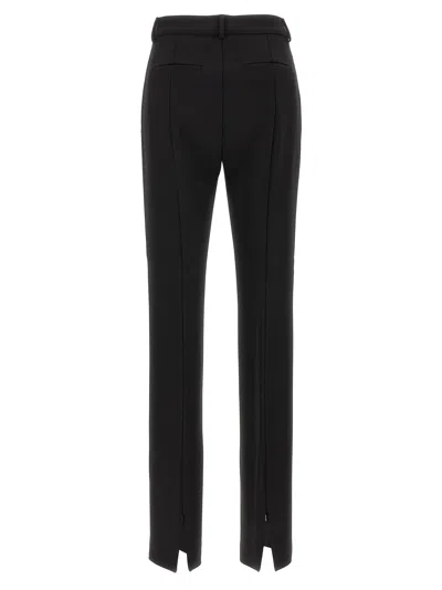 Sportmax Trousers Featuring Back And Side Pockets In Black
