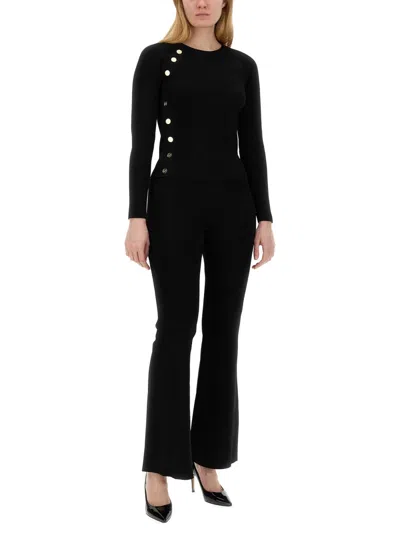 Michael Kors Flare Leggings. In Black