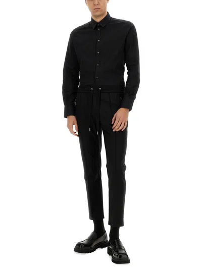 Dolce & Gabbana Elegant Black Formal Cotton Shirt In Black