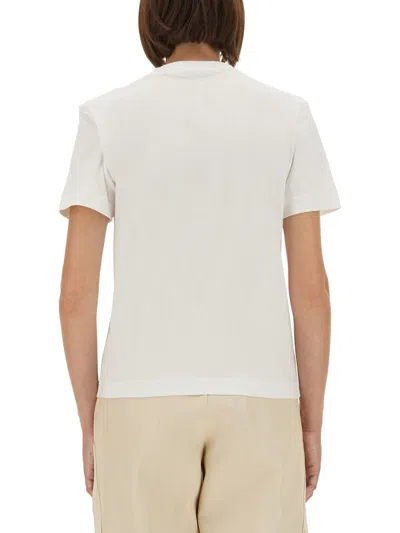 Jacquemus Relaxed-fit Cotton T-shirt With Subtle Logo In White