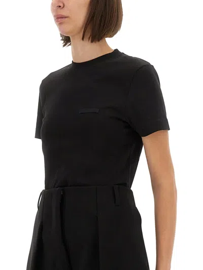 Jacquemus Black The Gros Grain Short-sleeve T-shirt In Black