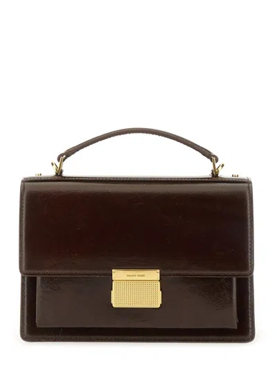 Golden Goose Shoulder Bags With Adjustable Strap And Top Handle In Black