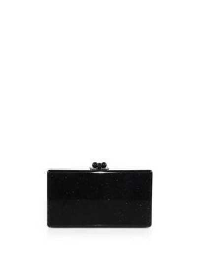 Shop Edie Parker Jean Acrylic Confetti Box Clutch In White