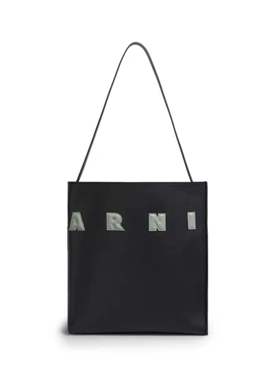 Marni Small Leather Museo Hobo Bag