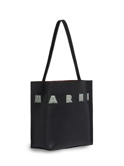 Marni Small Leather Museo Hobo Bag