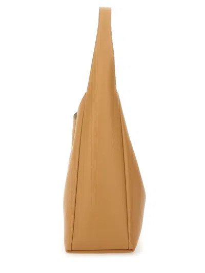 Tory Burch Camel Leather Romy Shopping Bag