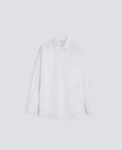 Aspesi Long Sleeve Collared Top For Everyday Wear In Animal Print