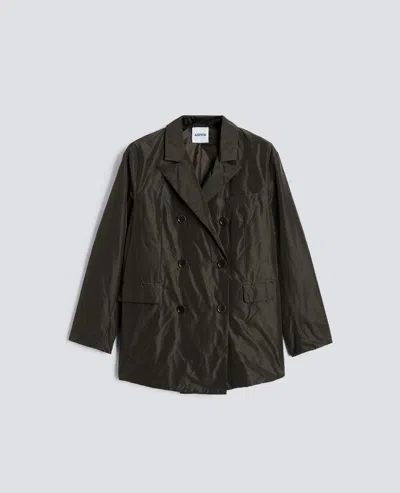 Aspesi Korine Technical Fabric Jacket In Green