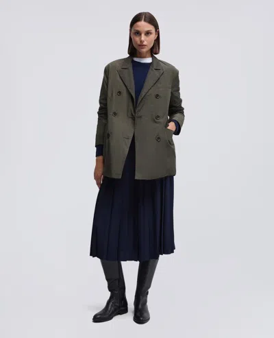 Aspesi Korine Technical Fabric Jacket In Green