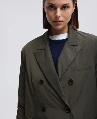 Aspesi Korine Technical Fabric Jacket In Green