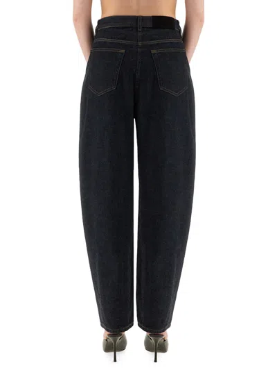 Givenchy Women Jeans In Denim In Black