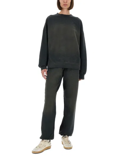 Golden Goose Journey Unisex Wide Jogging Clothing In Green