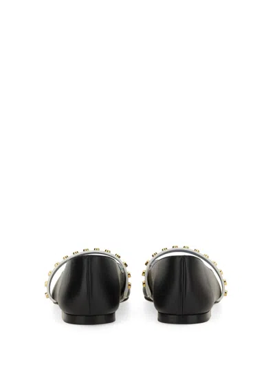 Alexander Mcqueen Leather Ballerina
