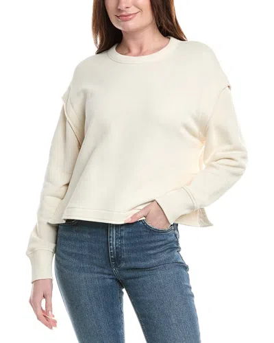 Rag & Bone Womens Cotton Blend Layered Sweatshirt In Neutral