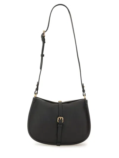 Etro Medium Pony Shoulder Bag In Black