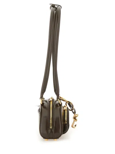 Self-portrait Leather Shoulder Bag With Charms