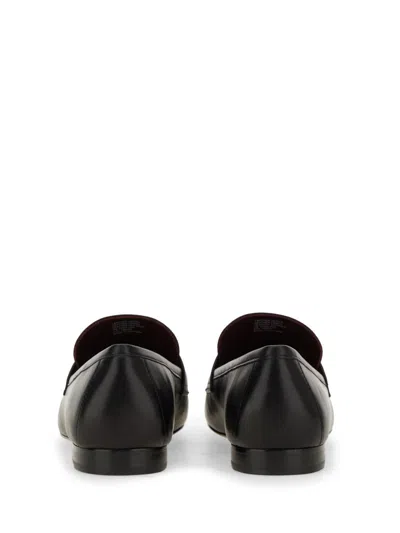 Tory Burch Eleanor Leather Loafers In Black