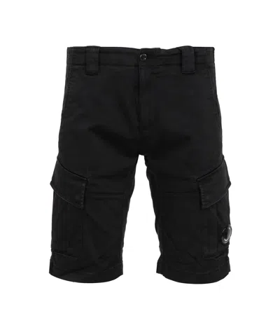 C.p. Company Shorts Black In Black