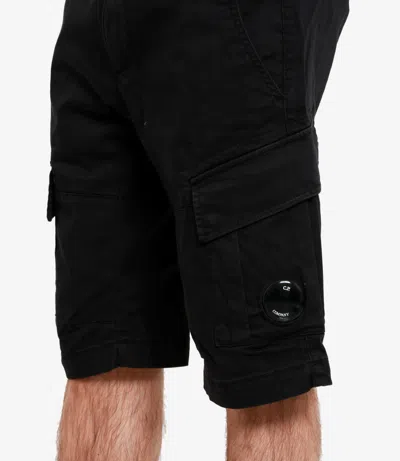 C.p. Company Shorts Black In Black