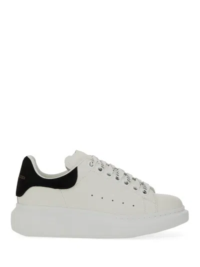 Alexander Mcqueen Alexander Mc Queen White And Black Oversized Sneakers In White
