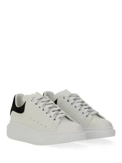 Alexander Mcqueen Alexander Mc Queen White And Black Oversized Sneakers In White