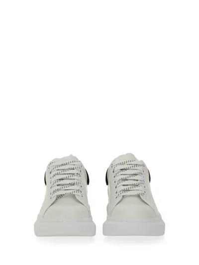 Alexander Mcqueen Alexander Mc Queen White And Black Oversized Sneakers In White