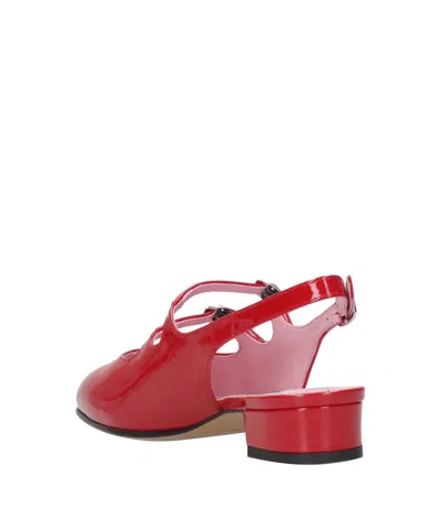 Carel Paris Slingback In Red Patent Leather