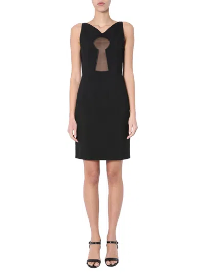 Moschino Couture Pencil Dress In Black