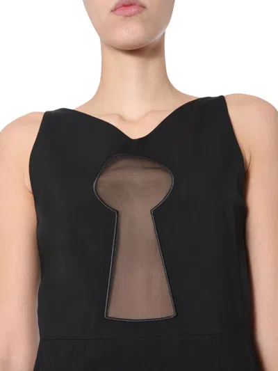 Moschino Couture Pencil Dress In Black