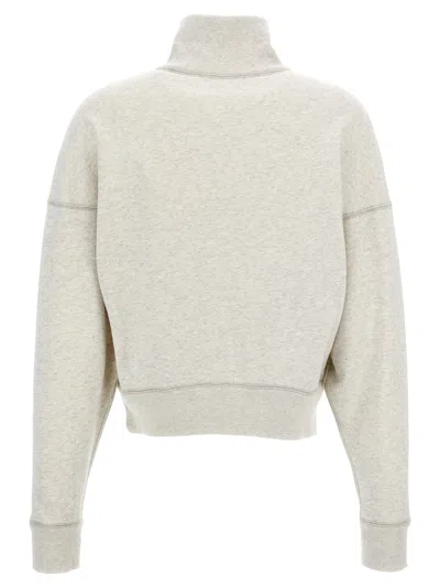 Isabel Marant Étoile Isabel Marant Etoile Melange Sand Cotton Blend Ross Sweatshirt In Gray