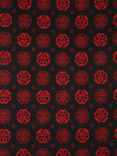 Alexander Mcqueen Scarf With Jacquard Pattern In Multi