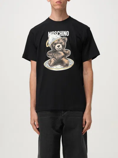 Moschino T-shirt With Print In Black