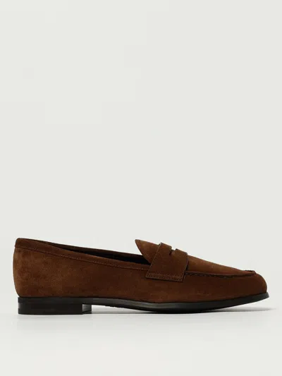 Church's Natalie Loafers In Suede Finish In Brown