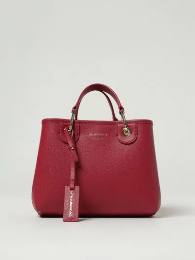 Emporio Armani Dolce & Gabbana Silk Rigato Shirt In Red