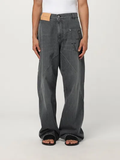 Jw Anderson Twisted Workwear Jeans In Black