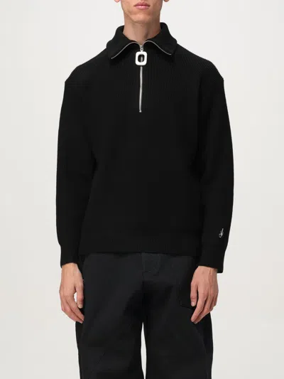 Jw Anderson J. W. Anderson Half Zipper Sweatshirt In Black