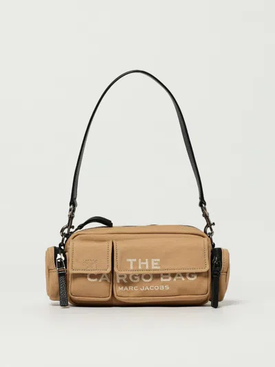Marc Jacobs Borsa A Tracolla The Cargo Canvas Camel In Nude
