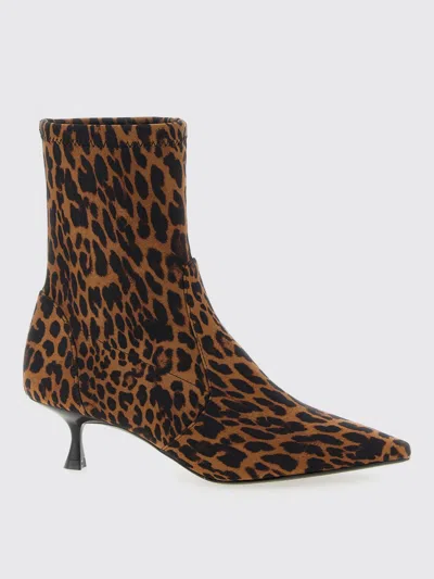Stuart Weitzman 'naomi' Ankle Boots In Animal Print In Animal Print