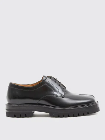 Maison Margiela Brogue Lace Ups In Black