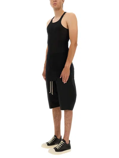 Rick Owens Men Short "bela Pods" In Black