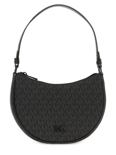 Michael Kors Monogram Pattern Shoulder Bag With Adjustable Strap