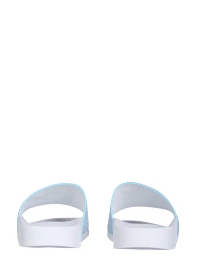 Giuseppe Zanotti Women Slide Sandals With Logo In Blue