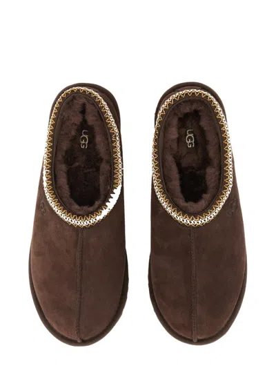 Ugg Tasman Cocoa-coloured Eather Slip-ons