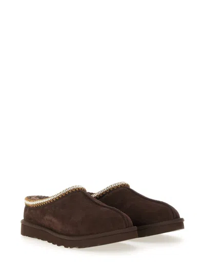 Ugg Tasman Cocoa-coloured Eather Slip-ons