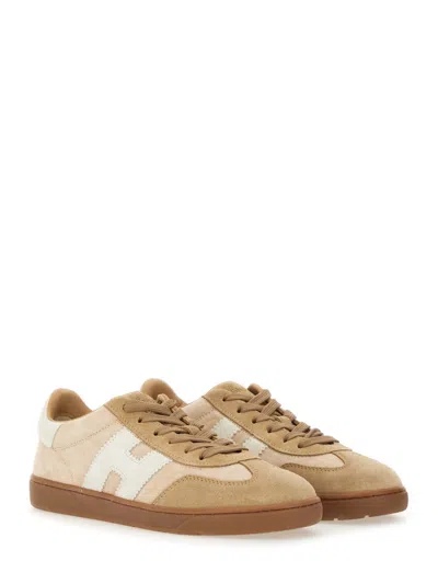 Hogan Beige Sneakers In Neutral